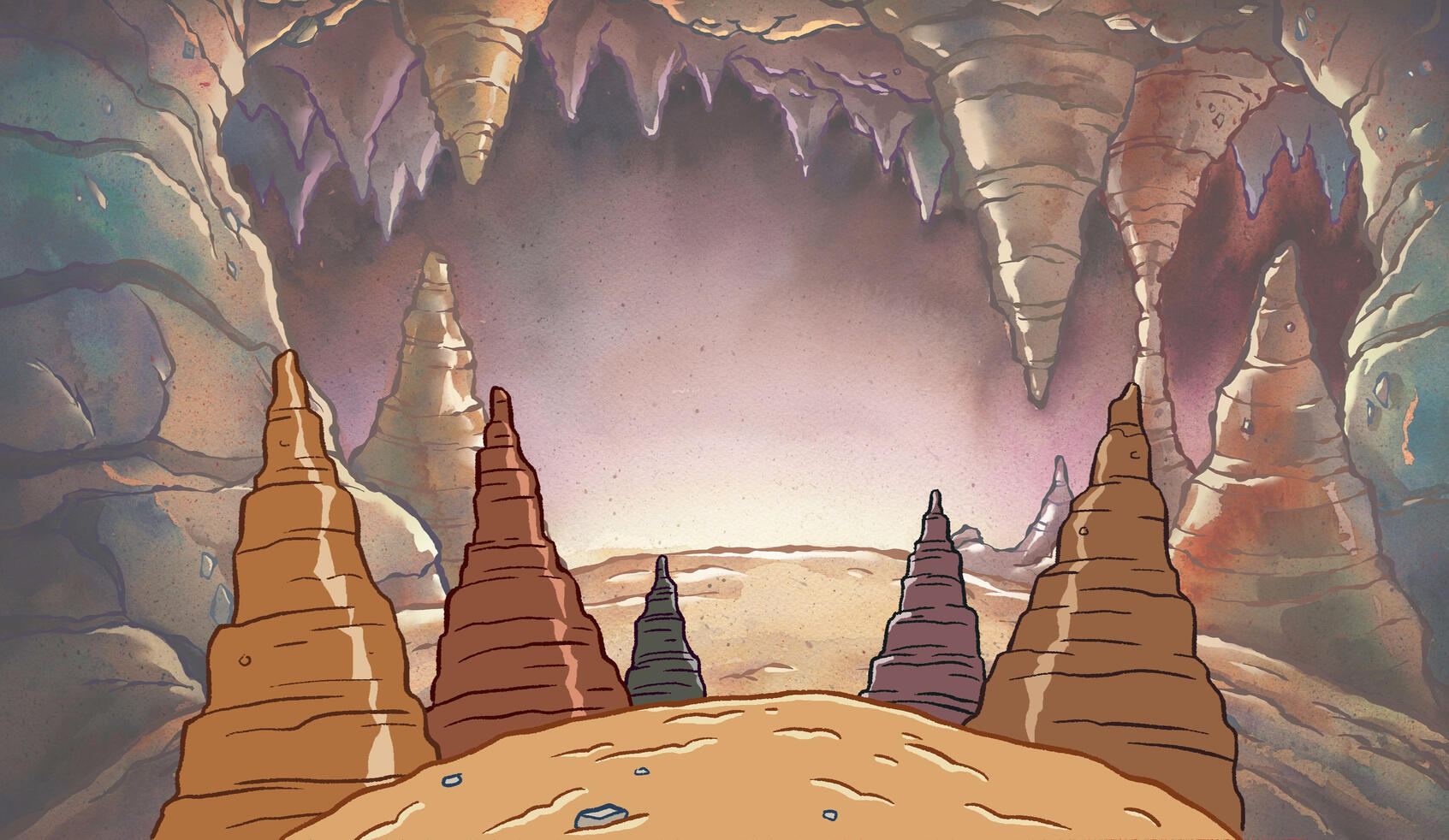 Animating Cave Ground